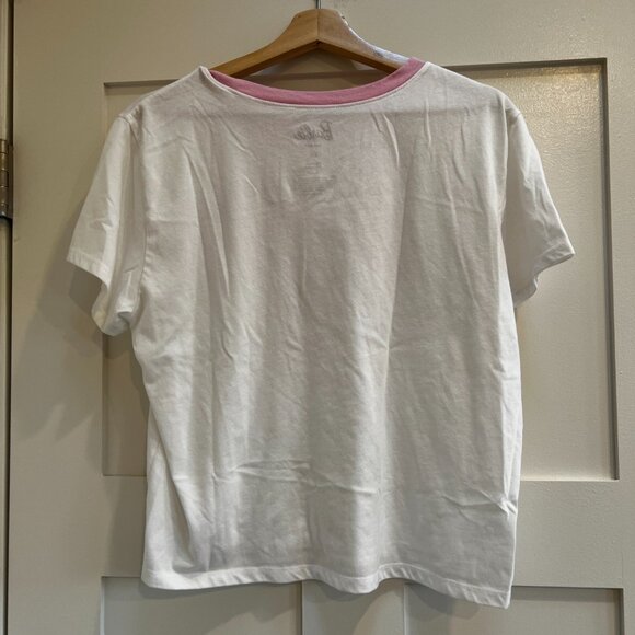 Victoria Secret x Barbie Collab- Pink LA Tennis Club Graphic Tee Size XL - Picture 3 of 6